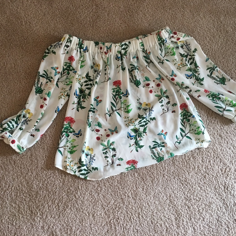 Express off the shoulder blouse